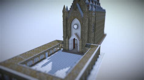 Great Hall & Courtyard Hogwarts - Buy Royalty Free 3D model by Andy ...