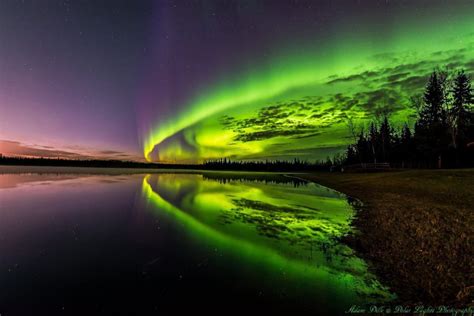 Northern Lights seen late last year near Fairbanks, Alaska. Photo ...