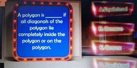 A.Equilateral A polygon is_if all diagonals of the - Gauthmath