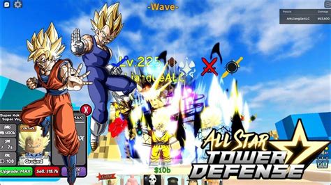 5 Star Super Koku and Super Vegu [Super goku and super vegita] Showcase | All Star Tower Defense ...