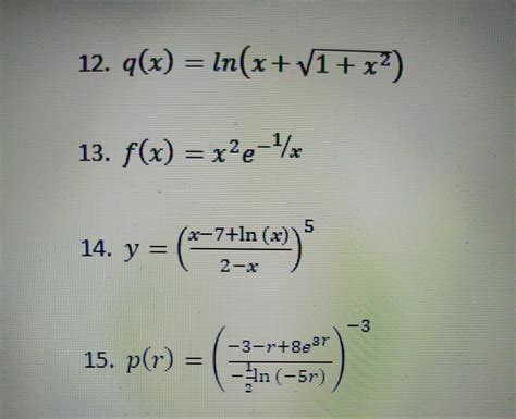 [High School Calculus 1] How can I solve this derivatives? : r/HomeworkHelp