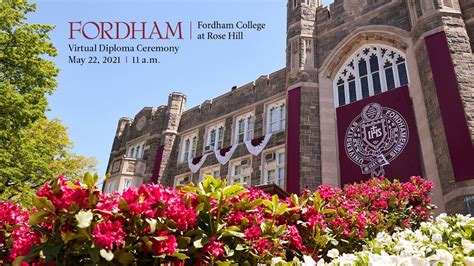 Fordham College at Rose Hill Virtual Diploma Ceremony 2021 - YouTube