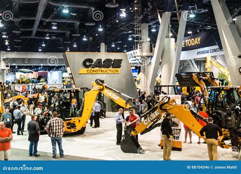 Heavy Construction Equipment Display at Con Expo Editorial Photo ...