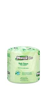 Amazon.com: Marcal Pro Toilet Paper, 100% Recycled - 2-Ply, White, 500 Soft & Absorbent Sheets ...