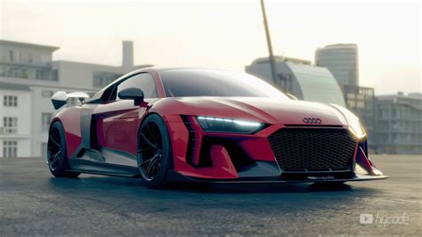 Audi R8 Custom Wide Body Kit by Hycade Buy with delivery, installation ...