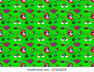 570 Mushroom Weed Pattern Images, Stock Photos, 3D objects, & Vectors | Shutterstock