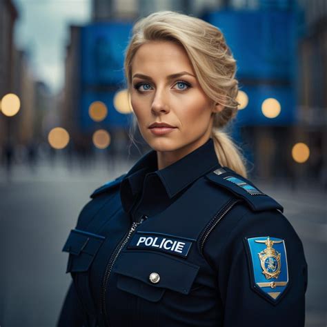 Swedish Policewoman (70% PW) - AI Generated Artwork - NightCafe Creator