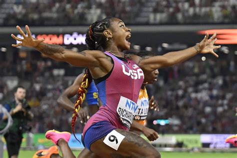 Sha'Carri Richardson breaks 100-meter race world championship record | WJCT News 89.9