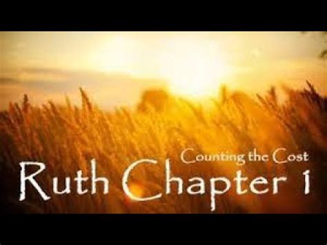 The Book of Ruth: Chapter 1 - YouTube