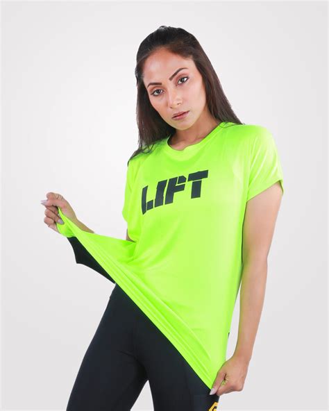 Womens Gym Tee Dri-Fit Lift – Outgears Fitness