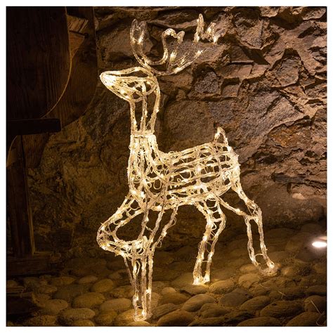 Christmas light illuminated reindeer 168 leds warm white | online sales on HOLYART.com