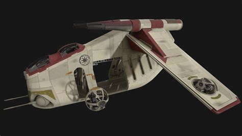 3+New Star Wars Republic Laat C Gunship Papercraft Template | Baturro ...