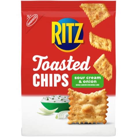 Ritz Toasted Chips Sour Cream And Onion Crackers, 8.1 oz - Pick ‘n Save