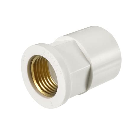 25mm Slip x 1/2 PT Female Brass Thread PVC Pipe Fitting Adapters ...