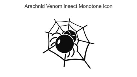 Arachnid Venom Insect Monotone Icon In Powerpoint Pptx Png And Editable ...