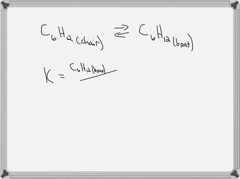 SOLVED: At room temperature, cyclohexane exists almost exclusively in ...