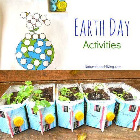 50+ Preschool Earth Day Theme Activities - Earth Day Activities for Kids - Natural Beach Living