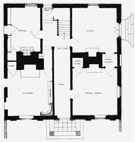 Plate 4: Tudor House, ground- and first-floor plans | British History Online | Floor plans ...