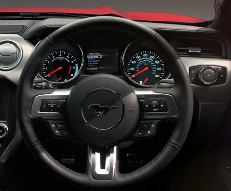 New Ford Mustang steering wheel