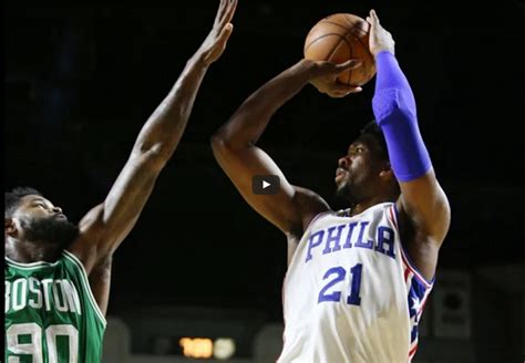 WATCH: Joel Embiid Makes NBA Debut