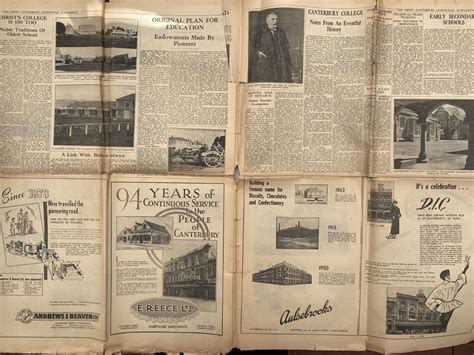 OLD NEWSPAPER: The Christchurch Press - As it was in 1861 and as it is in 1950