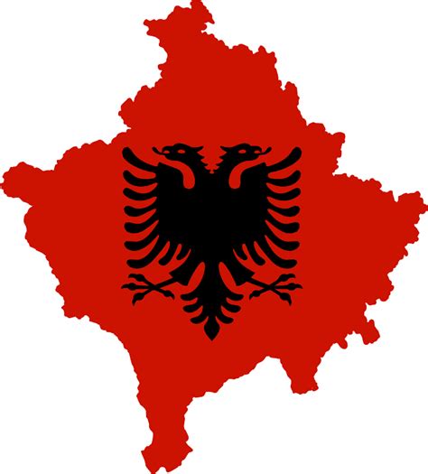 File:Kosovo with flag of Albania.svg | TheFutureOfEuropes Wiki | FANDOM powered by Wikia