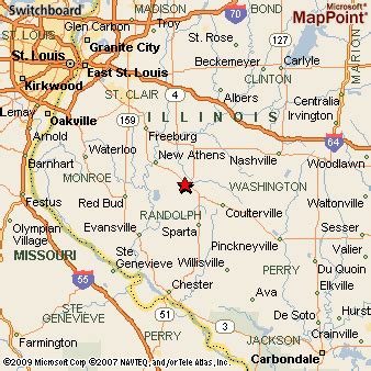 Marissa, Illinois Area Map & More