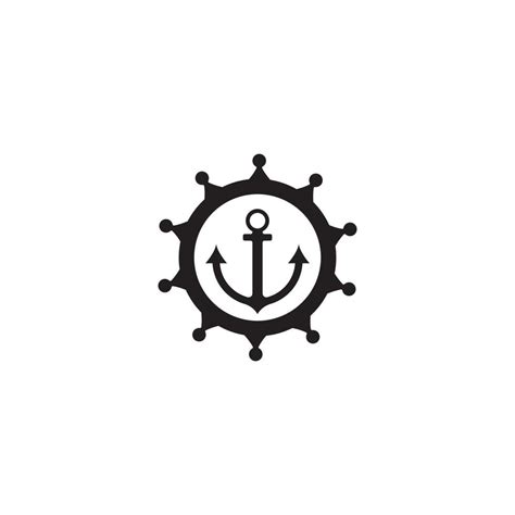 Anchor icon Logo Template vector 12952794 Vector Art at Vecteezy