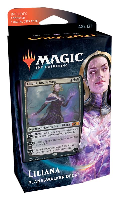 Magic the Gathering Core Set 2021 - Liliana Planeswalker Deck | Decked Out Gaming