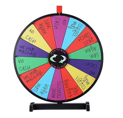 Tabletop Spinning Prize Wheel – 110 tradeshow