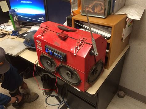 Toolbox radio | Tool box made into radio using a car radio | Jason ...