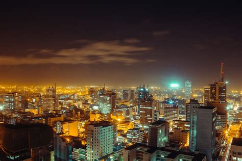 View of Nairobi city at night | Nairobi city, Nairobi, Night city