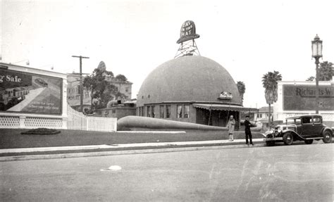 Original Brown Derby restaurant, 3427 Wilshire Blvd, Los Angeles with circa late 1920s