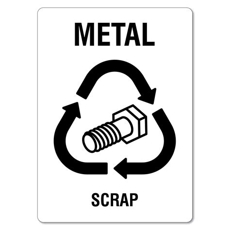 Waste Sign - Scrap Metal - The Signmaker