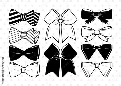 Bow Silhouette, Bow Baby Svg, Bow Tie Svg, Bow Baby Girl Svg, Ribbon Svg, Cheer Bow Svg, Bow Svg ...