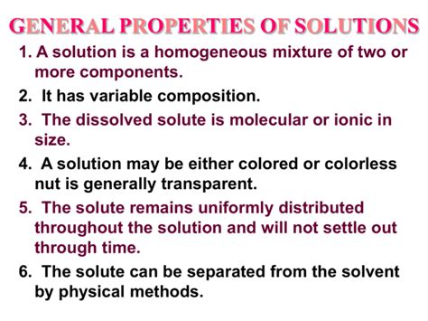 Colligative Properties of Solutions