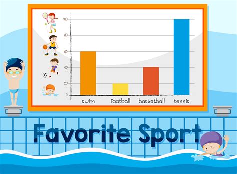 A favorite sport chart template 614472 Vector Art at Vecteezy