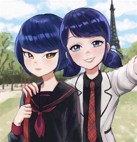 "Marinette and Kagami" (unihoya8) : r/miraculousladybug