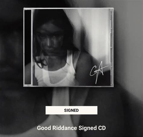 Signed Good Riddance CD - Gracie Abrams, Hobbies & Toys, Music & Media ...