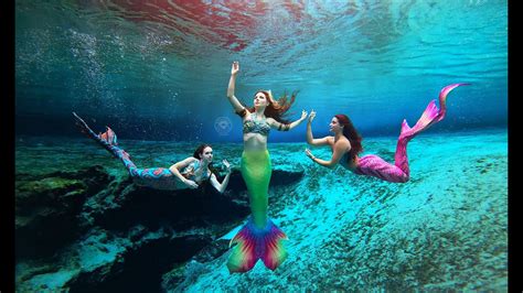 SWIMMING WITH MERMAIDS - YouTube