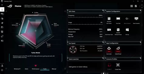 Armoury Crate operating modes explained: Silent vs Performance vs Turbo vs Windows | ROG ...