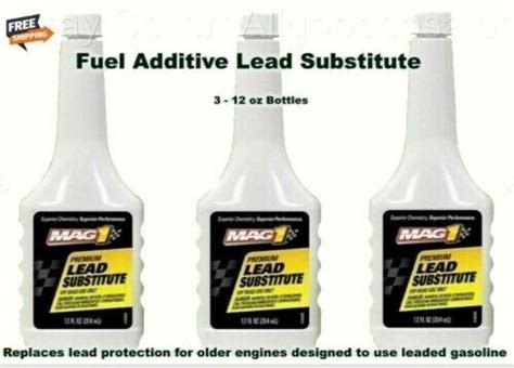 Lead Substitute Gasoline Fuel Additive (3 - 12 oz Bottles) for Older Engines | eBay