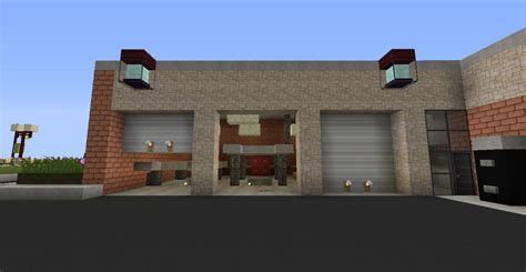 Suburban Auto Repair Garage Minecraft Map