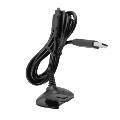 USB Charger Charging Cable Lead for Xbox 360 Wireless Controller Black 1.5m-in Computer Cables ...