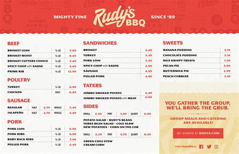 Rudy's BBQ Rebrand :: Behance