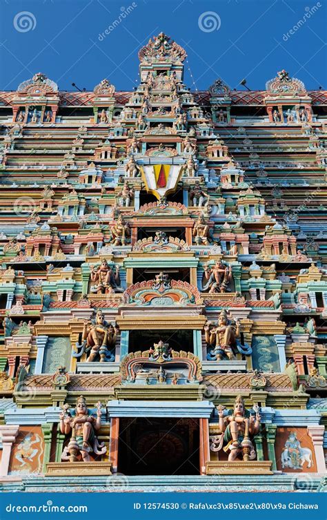 Srirangam Temple Tower Stock Image | CartoonDealer.com #43514677