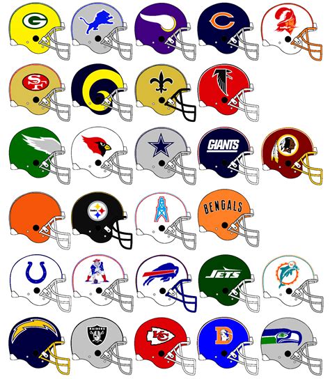 Nfl Team Helmets 1978-1979 by Chenglor55 on DeviantArt