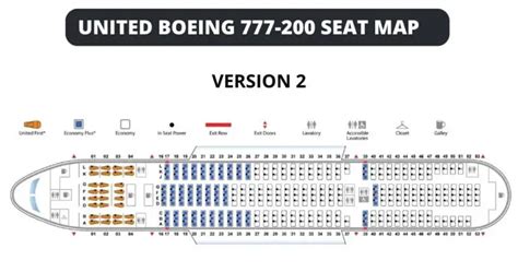 Boeing 777-200 Seat Map With Airline Configuration