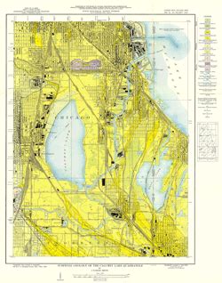 Surficial Geology of the Chicago Region: Calumet Lake Quadrangle | Resources | UIUC