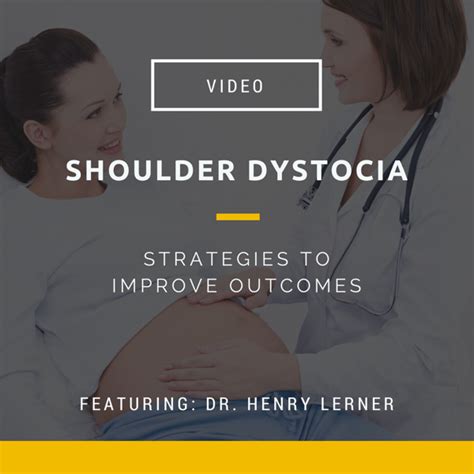 Video Shoulder Dystocia Landing Page